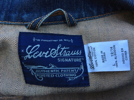 LEVI STRAUSS SIGNATURE Classic Cut Dark Wash Deni… - image 5