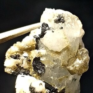 Aquamarine Crystal Specimen with Tourmaline & Mica - Skardu Origin