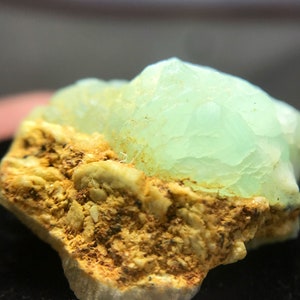 126 Ct Natural Green Prehnite Rough Stone, Natural Prehnite Raw Crystal,Rough Prehnite For Jewelry