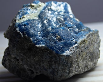 127 g Rare Fluorescent Afghanite Crystal – Self-Standing Natural Specimen from Badakhshan, Afghanistan