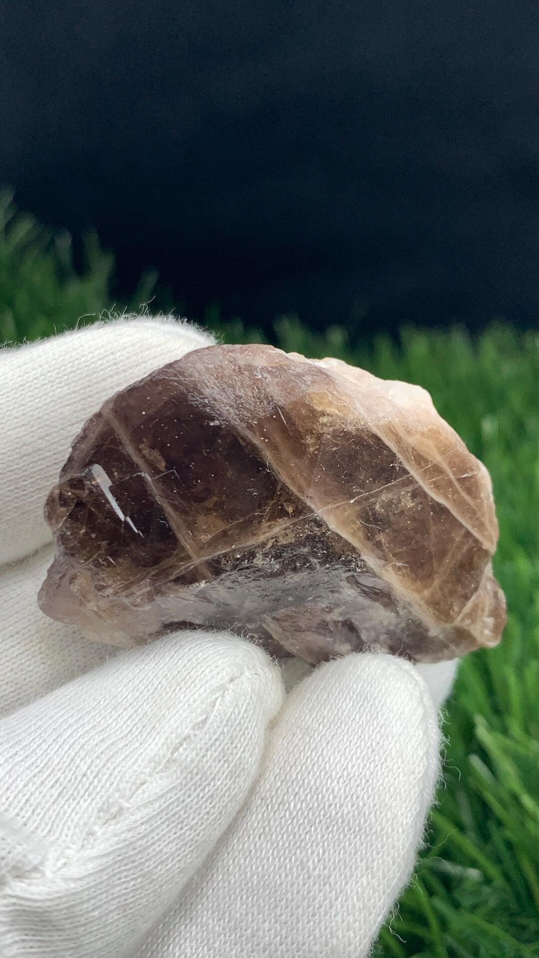 27 G Color Change Axinite Crystal | Facet Grade Transparent Raw ...