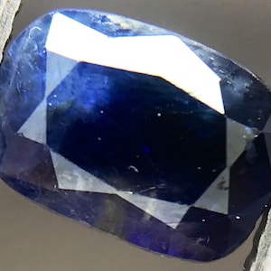 2.20 CT Natural Blue Beautiful Royal Blue Sapphire top Faceted Gemstone from Afghanistan