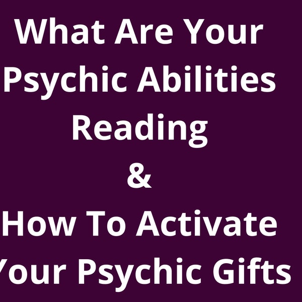 Lectures de vos capacités psychiques - Comment activer vos dons psychiques