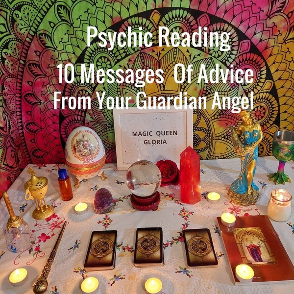 Psychic Reading - 10 Messages  Of Advice From Your Guardian Angel - Channeled Message -  What you need to know -guardian angel reading