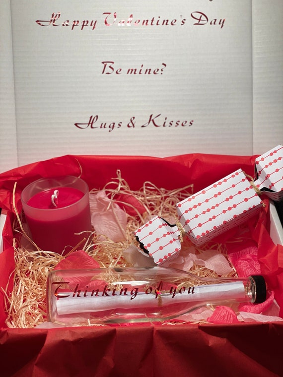 Variety of personalised Red Gift sets