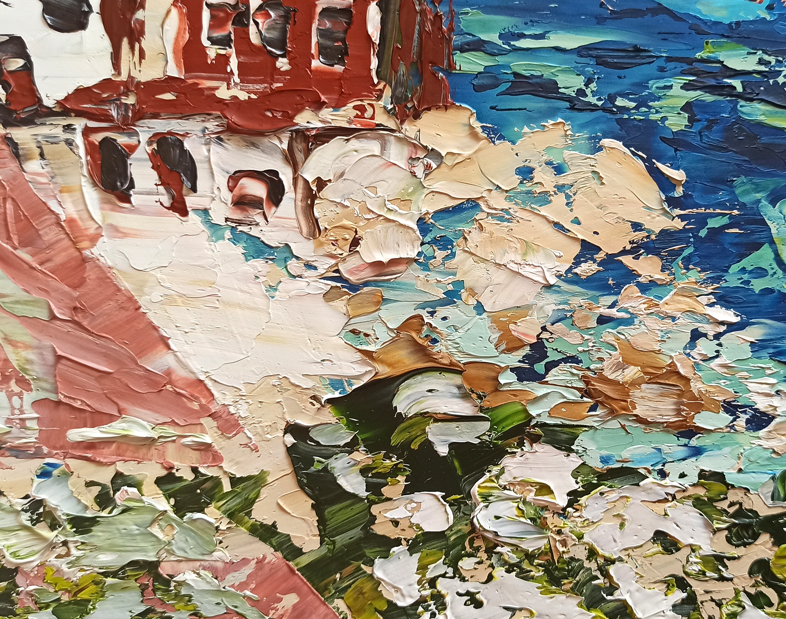 Sicily Painting Italy Original Art Seascape Wall Art Landscape Etsy