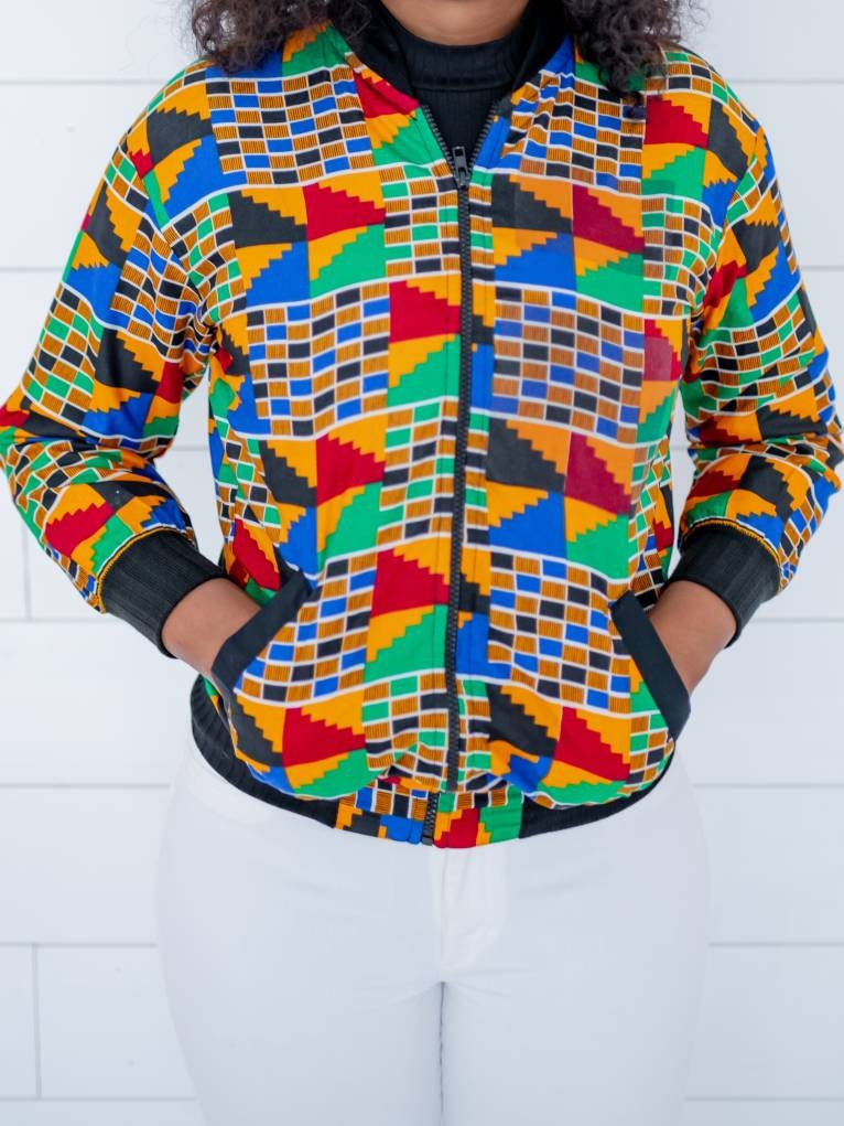 Tribal print African bomber jacket for men and women Etsy