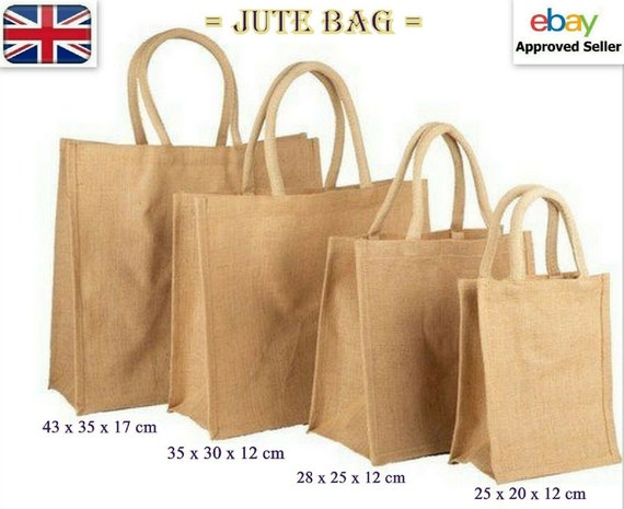 Wholesale Jute Hessian Small / Medium / Large Shopping Bags - Etsy