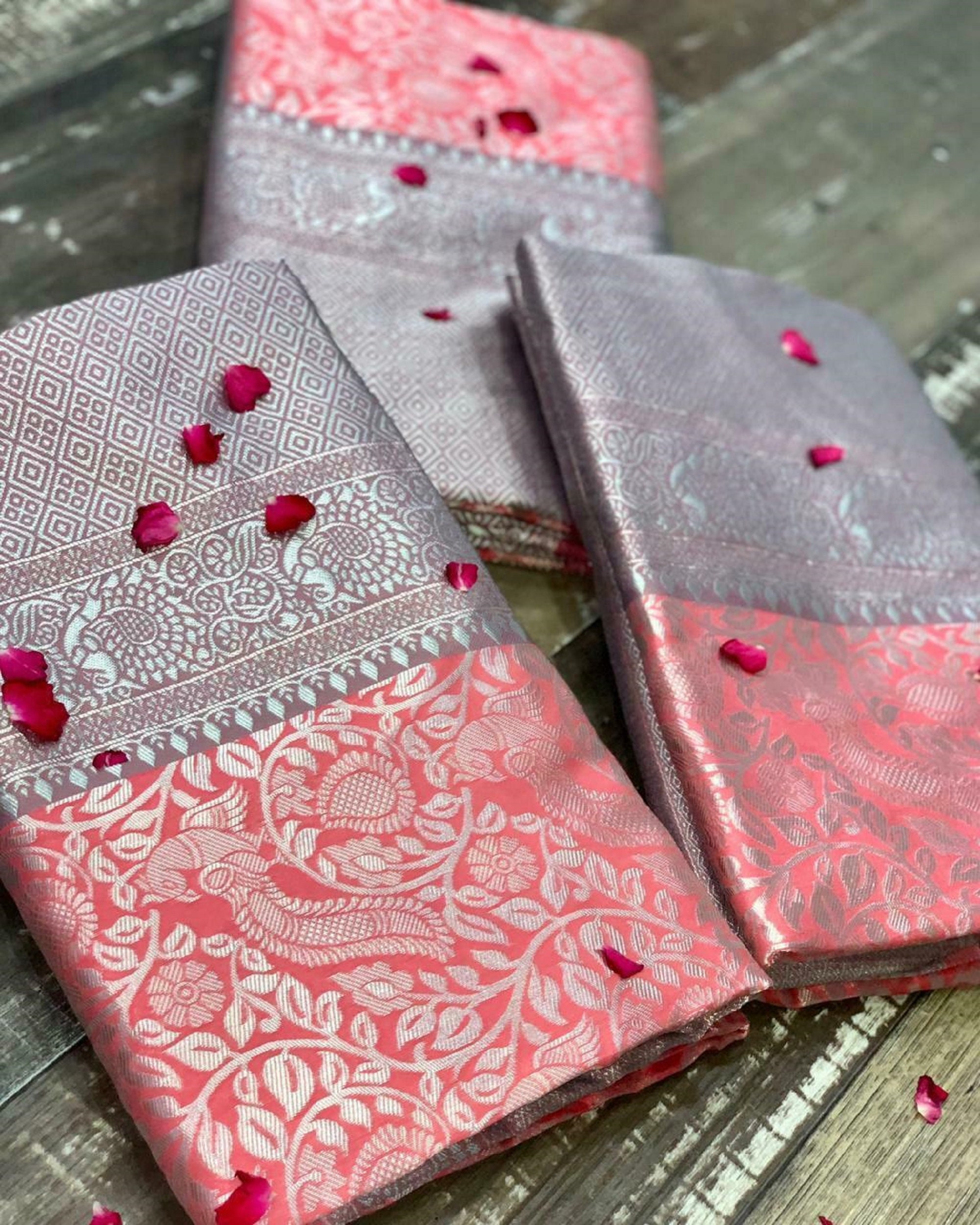 Saree Sari Designer Bollywood Sari Traditional Kanchipuram Silk  Wome…