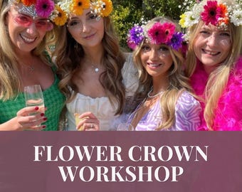 Flower Crown Workshop Kit m | DIY Hen Party Activity Guide (Digital Download)