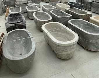 Natural Marble Bathtub, Ready 9 Model Bathtub,