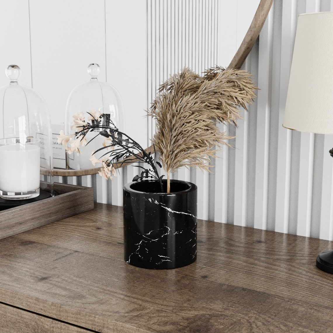 Marble Pencil Holder Pencil Holders for Desk Pencil Holder Etsy