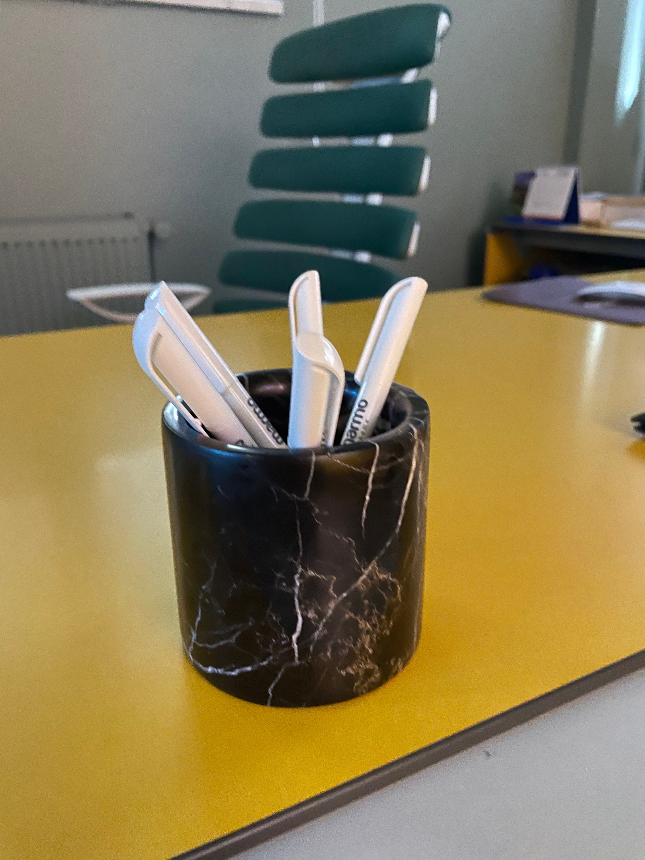 Marble Pencil Holder Pencil Holders for Desk Pencil Holder Etsy