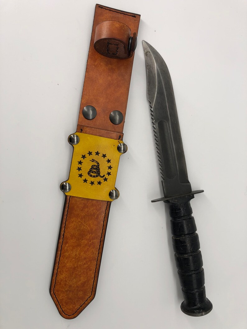 KABAR Knife Sheath Kbar/kbar ontario Steel. Handmade 100 Etsy