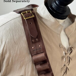 Fallout Cosplay Mare’s Leg Holster | Leather Rifle Sleeve Wasteland Accessory | Post Apocalyptic Prop Gear | Cooper Howard | (Holster only) image 8