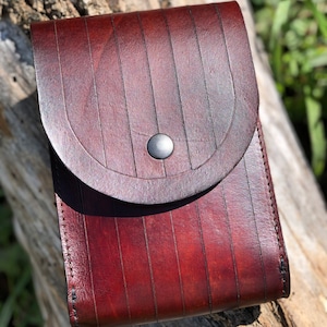 Anakin Jedi Belt Pouch- 100% Full Grain Leather - Handmade - AOTC - RITS