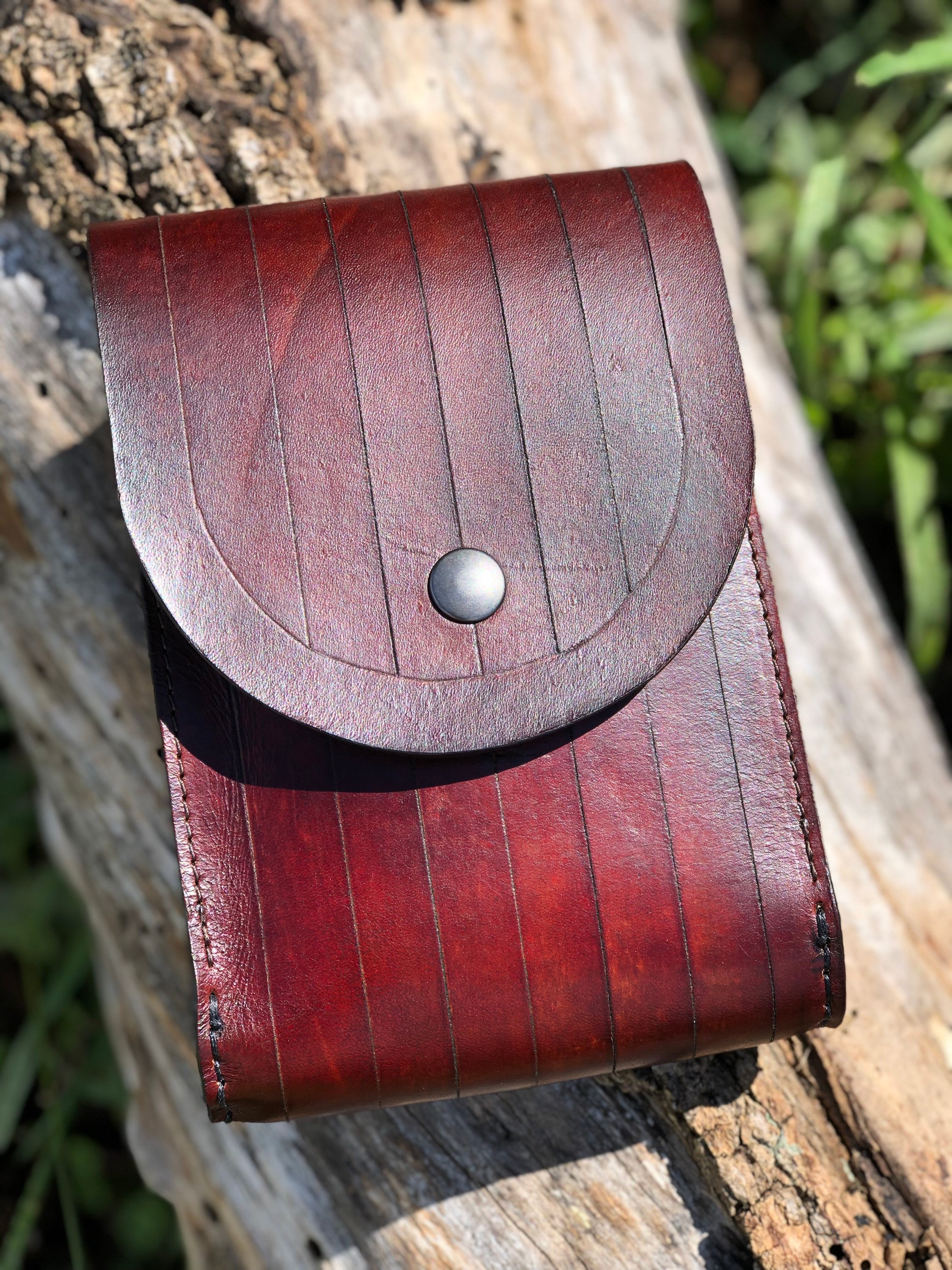 Anakin Jedi Belt Pouch- 100% Full Grain Leather - Handmade - AOTC - RITS