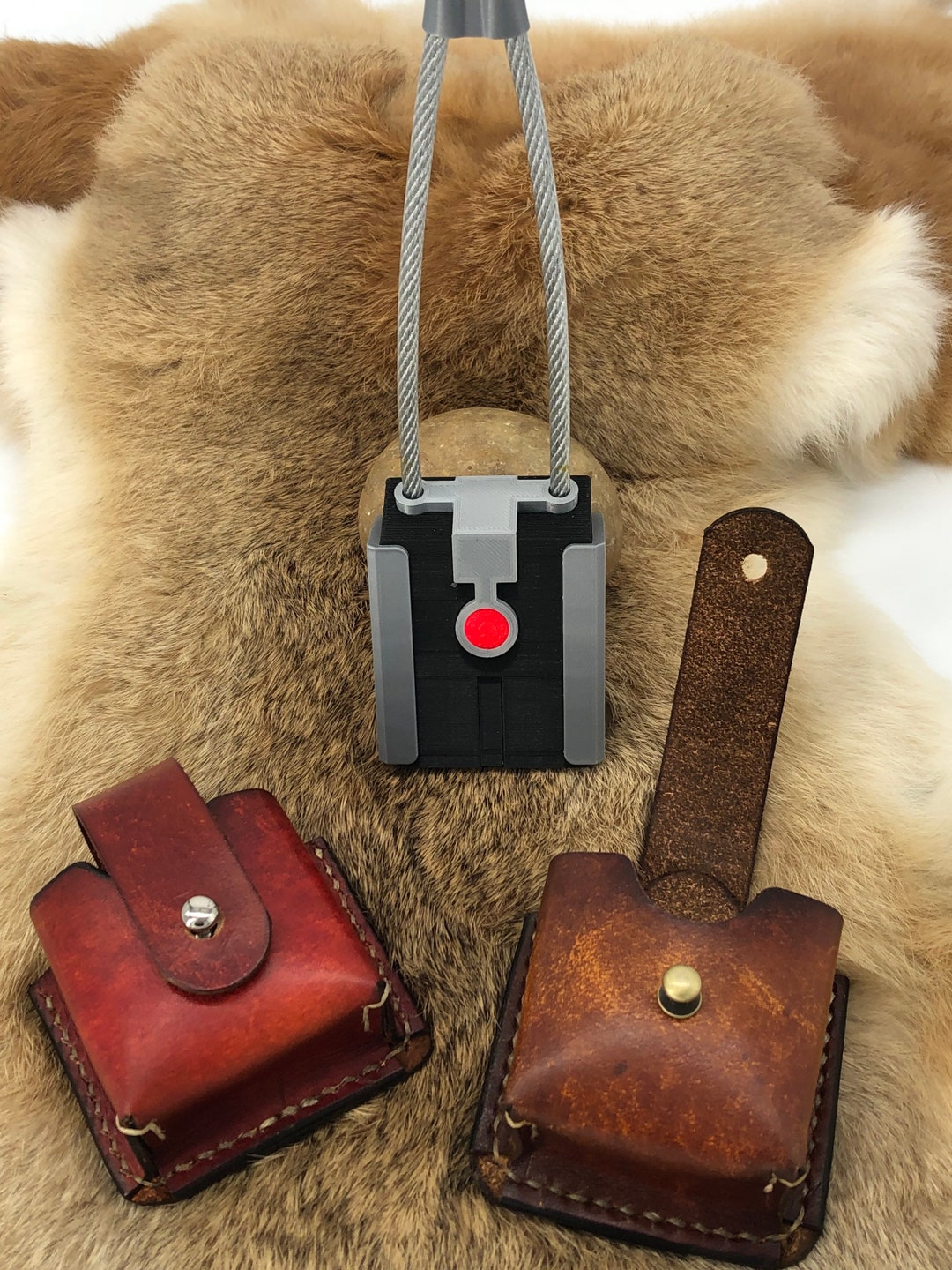 Mandalorian Tracker Fob Pouch Handmade, 100 Leather. Etsy