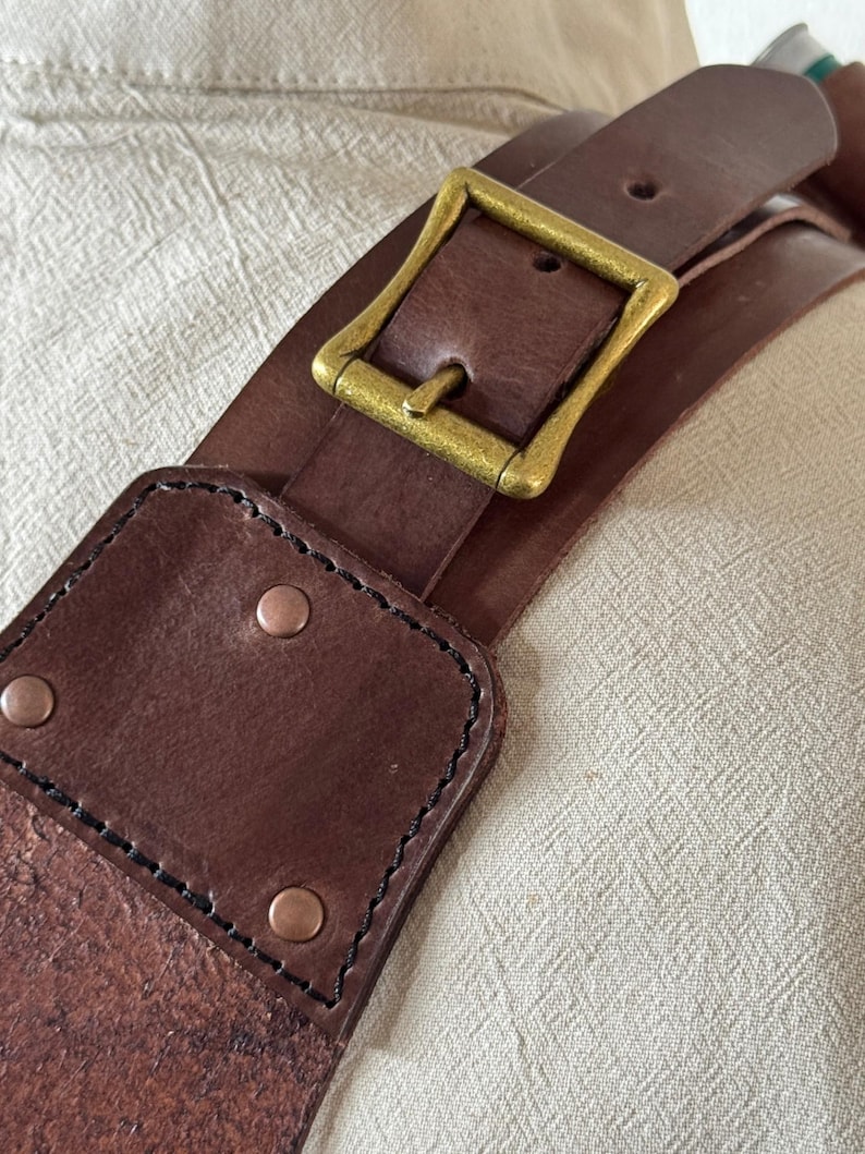 Fallout Cosplay Mare’s Leg Holster | Leather Rifle Sleeve Wasteland Accessory | Post Apocalyptic Prop Gear | Cooper Howard | (Holster only) image 3
