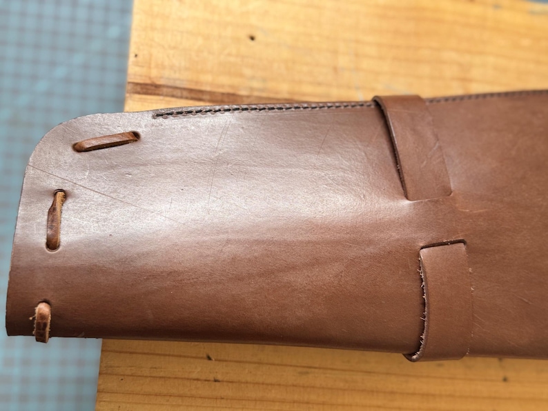 Fallout Cosplay Mare’s Leg Holster | Leather Rifle Sleeve Wasteland Accessory | Post Apocalyptic Prop Gear | Cooper Howard | (Holster only) image 7