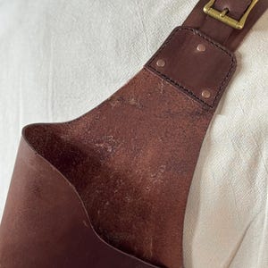 Fallout Cosplay Mare’s Leg Holster | Leather Rifle Sleeve Wasteland Accessory | Post Apocalyptic Prop Gear | Cooper Howard | (Holster only) image 2