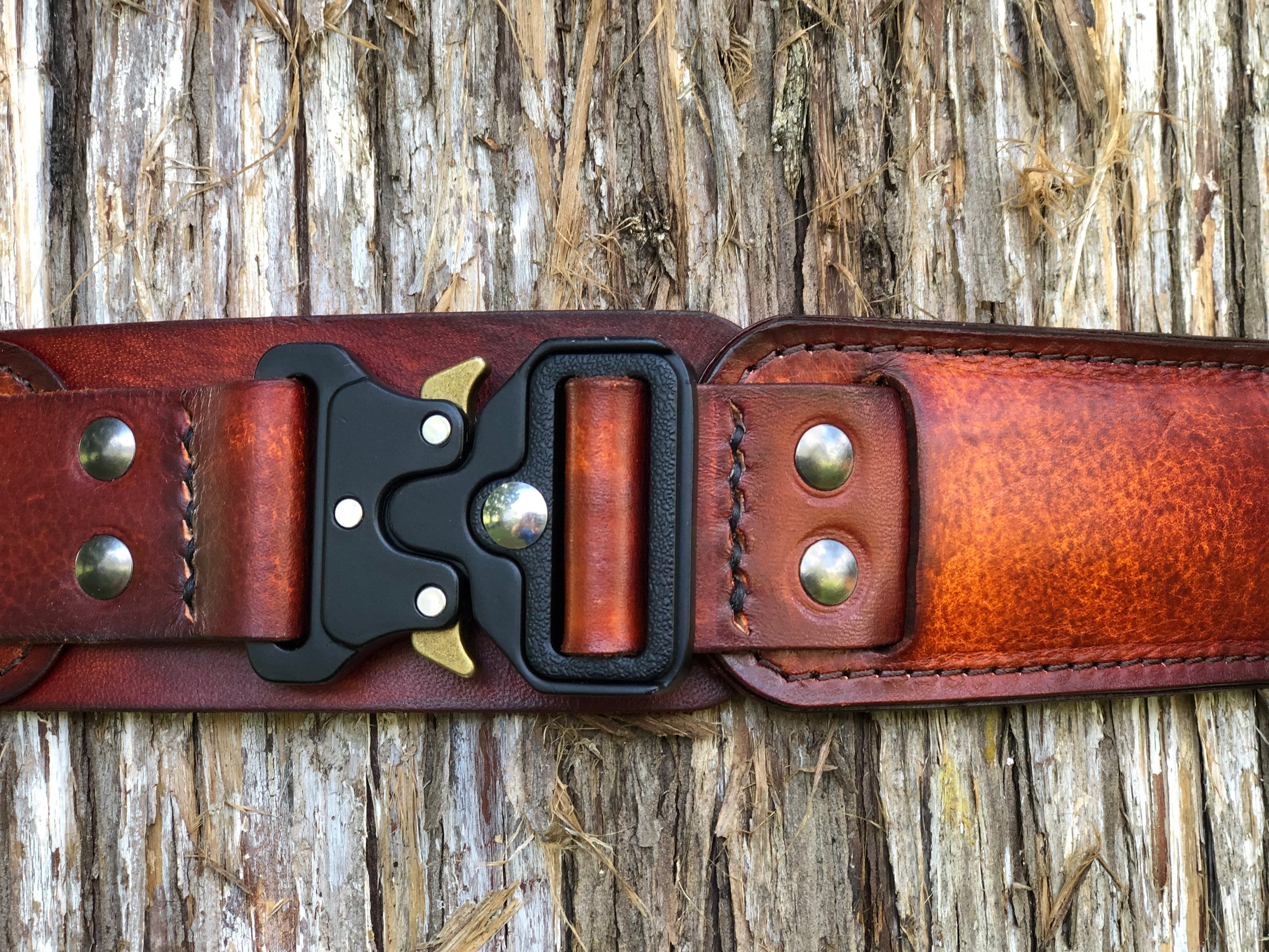 Wasteland Weekend, Mad Max, Post-Apocalypse, Expanse Utility Belt - 100% Full Grain leather, handmade - Roam The Wastelands in Style!