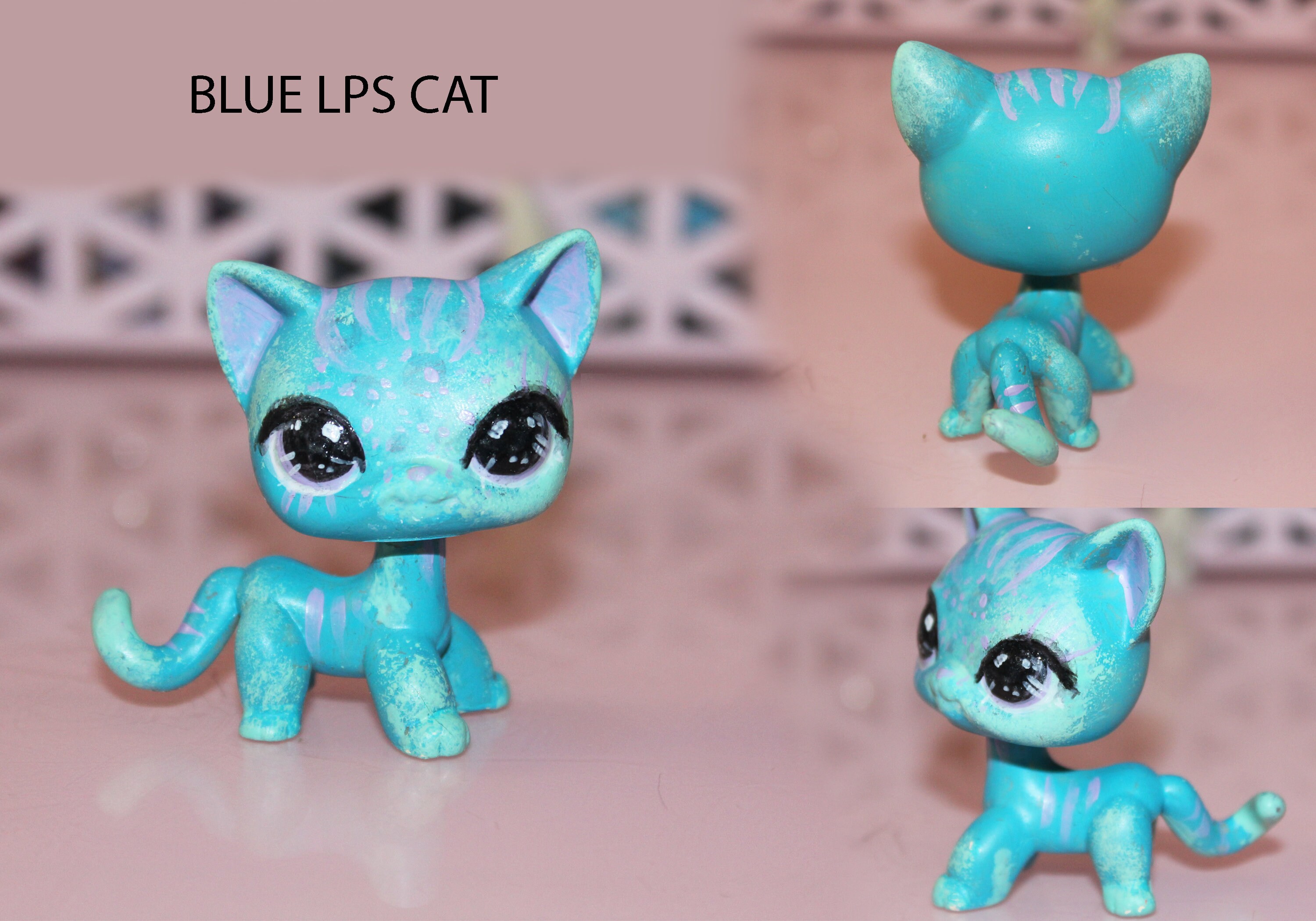 LPS OOAK Custom Collie/Cat/Dog Littlest pet shop hand painted Etsy