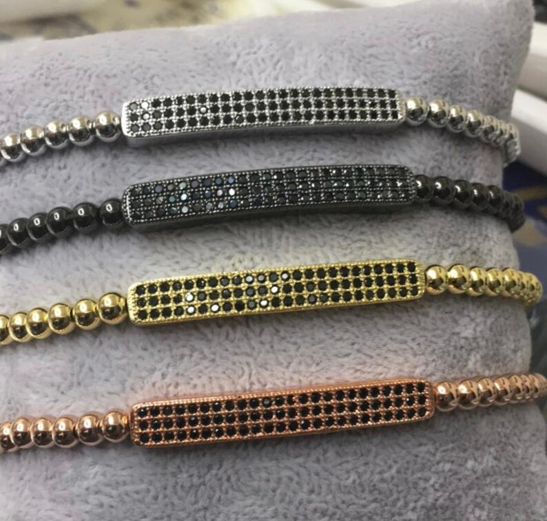 Unısex Luxury Adjustable Stainless Steel Bracelet