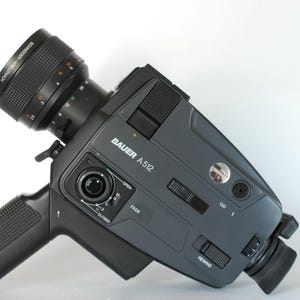 Caméra Super 8 BAUER C1 Super - Coque D'origine Et Guide Utilisateur - État Correct