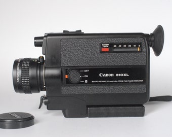 Super 8 film tested + Canon 310XL super 8 film camera + excellent condition! + Ser. no.:  516678 + 3831