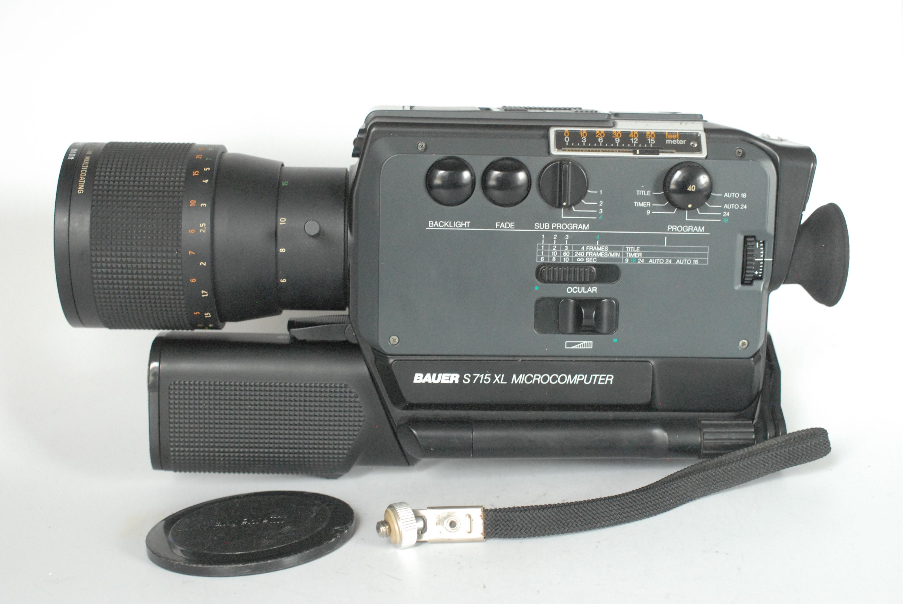 Tested With Real Super 8 Film Bauer S 715XL Angenieux Zoom Macro 1.4 / 6  90mm Excellent Cond. S.no. 0413129 3608 -  Canada