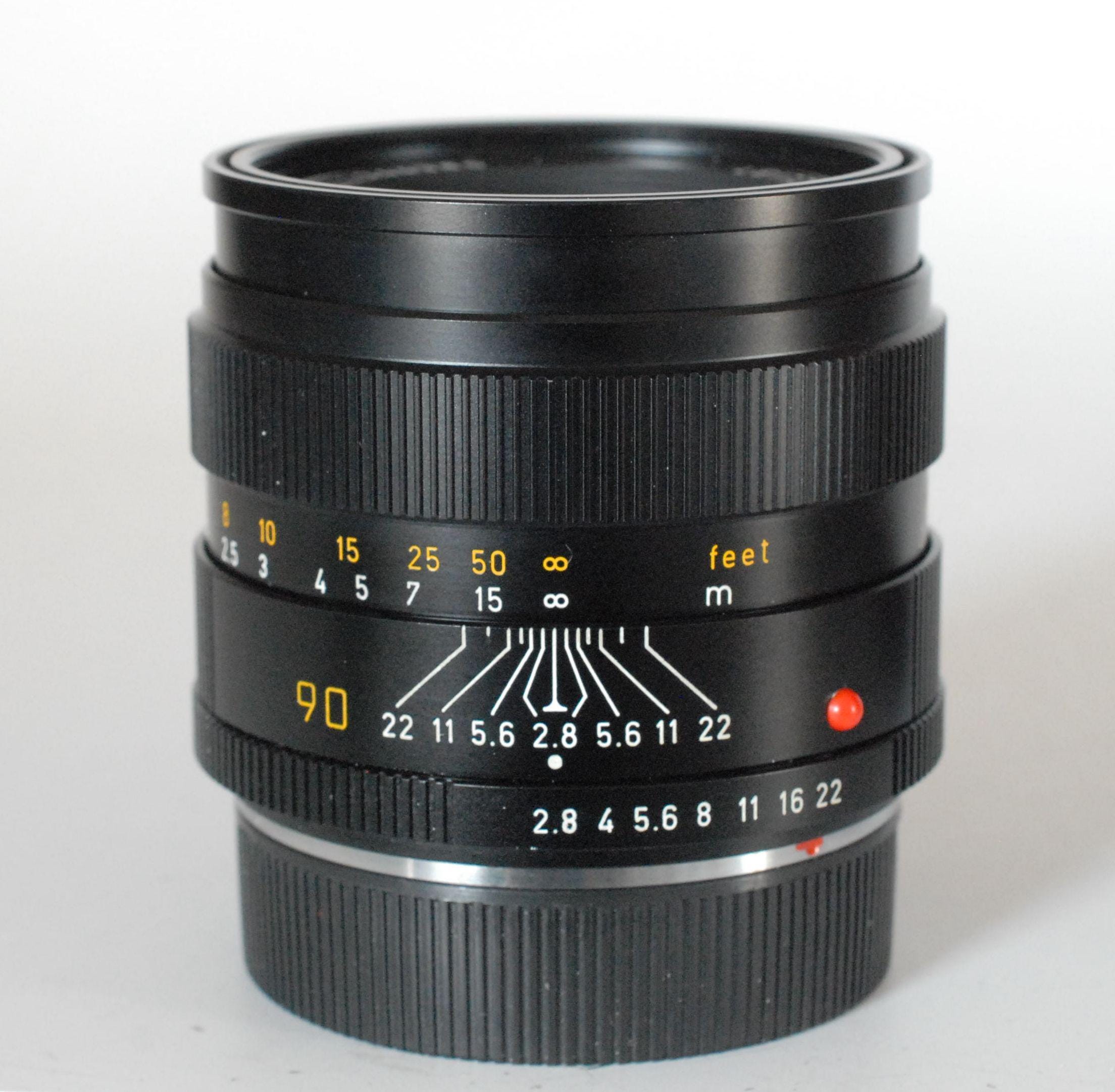 Objectif Leica Elmarit-R 2,8/90 Mm E-55 - Monture R, Mise Au Point Manuelle (Très Bon état)