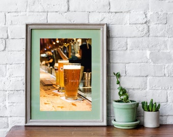 Belgian Beers  - Wall Art Print - Food Art - Gallery Wall Art -
