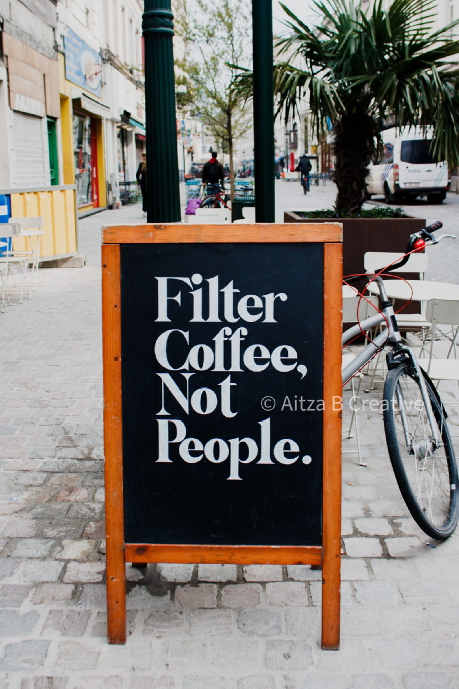 Filtrar café no personas pared arte impresión arte de la