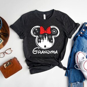 Grandma mouse shirt, Disney family , women&#39;s Disney shirt, Disney grandma shirt, Disneyworld shirt, Disney Vacation Shirt, Disneyland