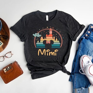 Mimi Mouse Shirt, Grandma mouse , Disney family shirt, women&#39;s Disney shirt, Disney grandma shirt, Disneyworld shirt, Disney Shirt