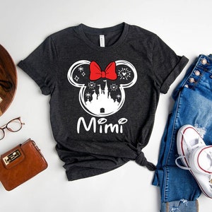 Mimi Mouse Shirt, Grandma mouse , Disney family shirt, women&#39;s Disney shirt, Disney grandma shirt, Disneyworld shirt, Disney Shirt