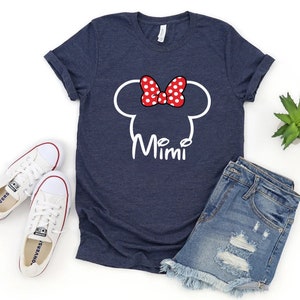 Mimi Mouse Shirt, Grandma mouse , Disney family shirt, women&#39;s Disney shirt, Disney grandma shirt, Disneyworld shirt, Disney Shirt, P7400