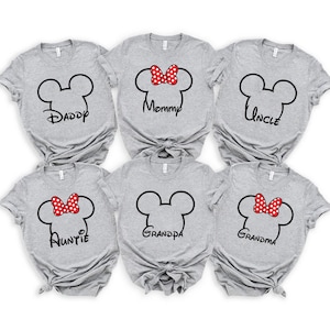 Camisas da família Disney, camisas da Disney, camisas do castelo da Disney, camisas da família Disney combinando, camisas personalizadas da Disney para família e mulheres P7400