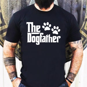 La camicia del padrino, la camicia del cane papà, la maglietta del papà del cane, il regalo per papà cane, il regalo per papà, il regalo per il proprietario di animali domestici, il regalo per la festa del papà, la maglietta divertente del cane
