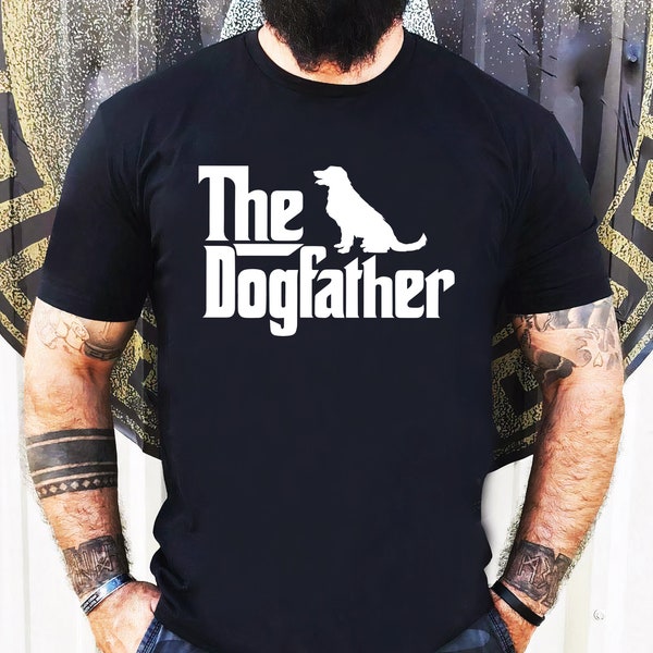 Dogfather Pet Lover T-Shirt | Silk Road Tees | 100% Cotton | Fun Dog Owner Gift Tee