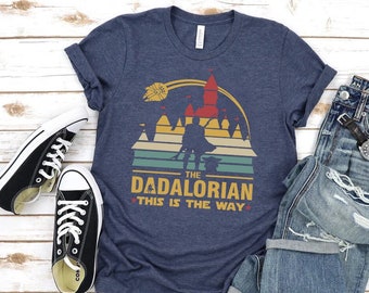 Star Wars Shirt for Dad, The Dadalorian T-shirt, Dad Shirt, Husband Gift, Gift for him, Gift for Father, Humor Father's Day Gift, Galaxy Tee