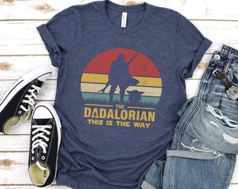 Star Wars Shirt for Dad, The Dadalorian T-shirt, Dad Shirt, Husband Gift, Gift for him, Gift for Father, Humor Father's Day Gift, Galaxy Tee