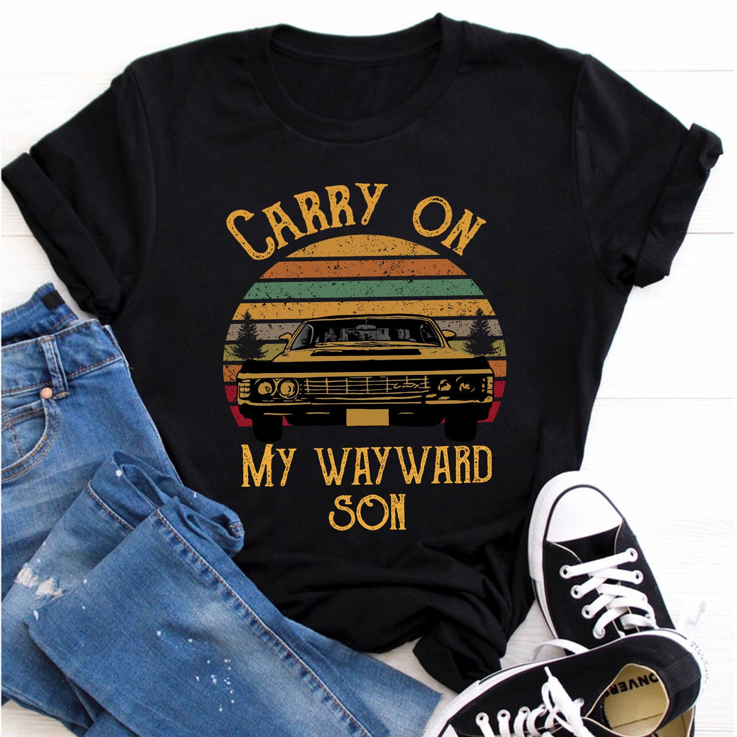 Carry On My Wayward Son T Shirt Carry On My Wayward Son T Shirt