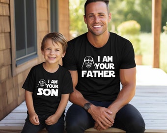 Father and Son Star Wars Lightsabers Tee, I Am Your Father/Son Shirt, Dad and Son Matching Star Wars, Fathers Day Gift, Disneyland Trip Gift