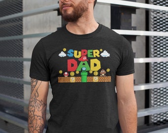 Super Dad Shirt, Super Daddio Shirt, Fathers Day Gift, Funny Dad Tshirt, Father Day Shirt, Gamer Daddy Shirt, Father Day Gift