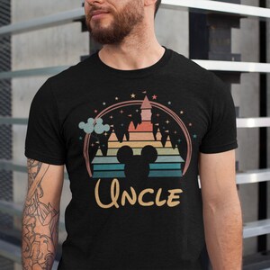 Uncle Mouse Shirt, Disney shirt for men, Disney men&#39;s shirt, Disney uncle shirt, Mickey shirt, Disney family shirt, Disneyland Shirt