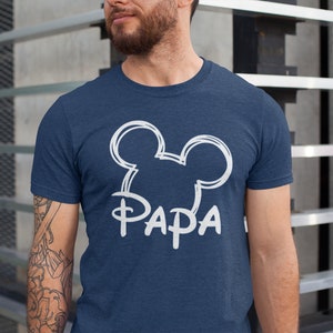 Papa mouse disney shirt, papa disney shirt, papa disney t-shirt, Father&#39;s Day Gift, papa disney tee shirt, disney papa shirt, papa P7400