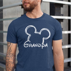 Grandpa Mouse Shirt, Disney Grandparents Shirt, Disney Vacation Shirt, Mickey Mouse, Papa mouse disney shirt, Father&#39;s Day Gift P7400