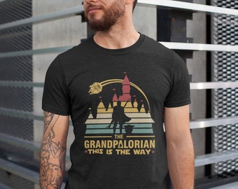 The Grandpalorian Shirt, The Dadalorian Shirt, New Grandpa shirt, Best Grandpa Tshirt, Father's Day Shirt, Gift for Grandpa, This is The Way